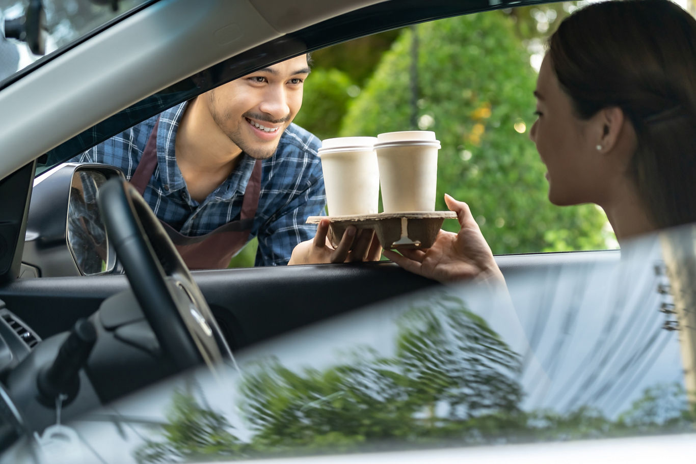 Picking Up Coffee in Drive Thru | Blog | Greystar